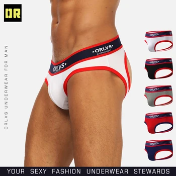 ORLVS Sexy Gay Underwear Men Jockstrap String Homme Thongs Cueca Gay Mens Underwear Open Backless crotch Cotton OR146
ORLVS Sexy Gay Underwear Men Jockstrap String Homme Thongs Cueca Gay Mens Underwear Open Backless crotch Cotton OR146