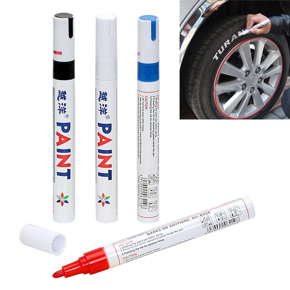 Paint Care Marker Paint Pen For Car Tyre Tire Tread Waterproof Car-styling 4 Colors Universal
Paint Care Marker Paint Pen For Car Tyre Tire Tread Waterproof Car-styling 4 Colors Universal