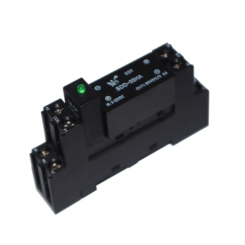Маленькое твердотельное реле Micro DC SDD-05HA может быть оснащено дополнительным разъемом
Маленькое твердотельное реле Micro DC SDD-05HA может быть оснащено дополнительным разъемом