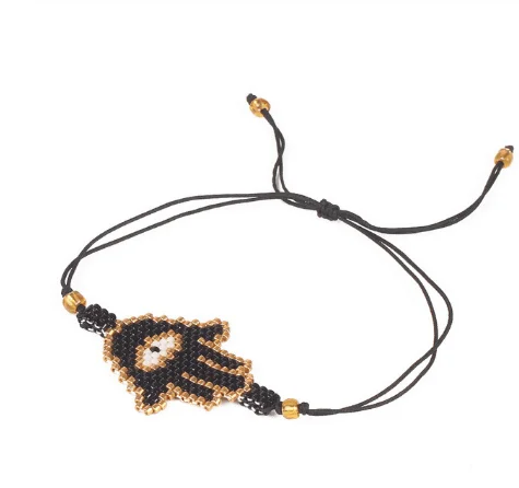 OAIITE Dropshipping MIYUKI Bracelet Black Hamsa Hand Bracelets Big Evil Eye Seed Beads Bangles Friendship Jewelry Women Gifts
OAIITE Dropshipping MIYUKI Bracelet Black Hamsa Hand Bracelets Big Evil Eye Seed Beads Bangles Friendship Jewelry Women Gifts