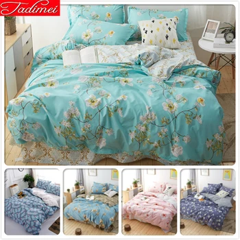 Flower Pattern AB Double Side Duvet Cover 3/4 pcs Bedding Set Adult Kids Soft Cotton Bed Linen Single Twin Queen King Size Sheet
Flower Pattern AB Double Side Duvet Cover 3/4 pcs Bedding Set Adult Kids Soft Cotton Bed Linen Single Twin Queen King Size Sheet
