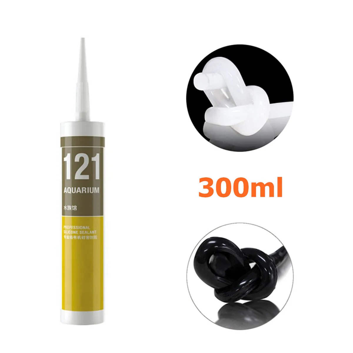 Semi-solid Silicone Sealant Professional Aquarium Silicone Sealant Acid Fish Tank 121 Glass Adhesive Silicone Sealant 300ML
Semi-solid Silicone Sealant Professional Aquarium Silicone Sealant Acid Fish Tank 121 Glass Adhesive Silicone Sealant 300ML