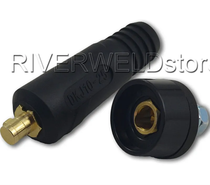 Cable Connector-Plug + Socket DKJ10-25 & DKZ10-25 200A Quick Fitting Euro Style Welding Machine
Cable Connector-Plug + Socket DKJ10-25 & DKZ10-25 200A Quick Fitting Euro Style Welding Machine