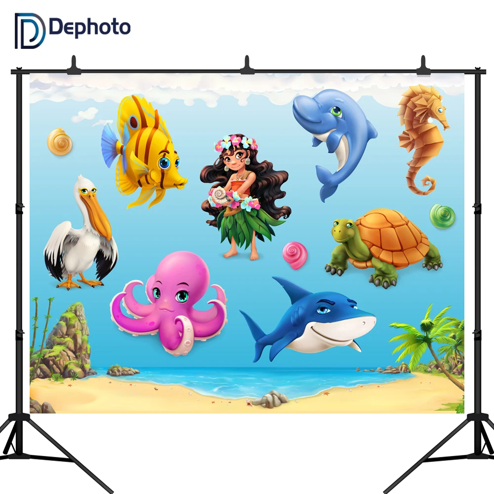 DePhoto Newborn Baby shower Photography Backdrops Beach shark Photographic Studio Photo Background Birthday Decorations Prop
DePhoto Newborn Baby shower Photography Backdrops Beach shark Photographic Studio Photo Background Birthday Decorations Prop