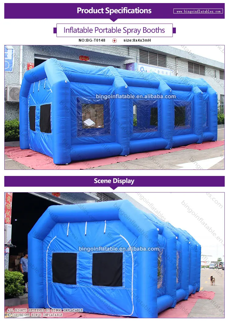 BG-T0148-Inflatable Portable Spray Booths_1
