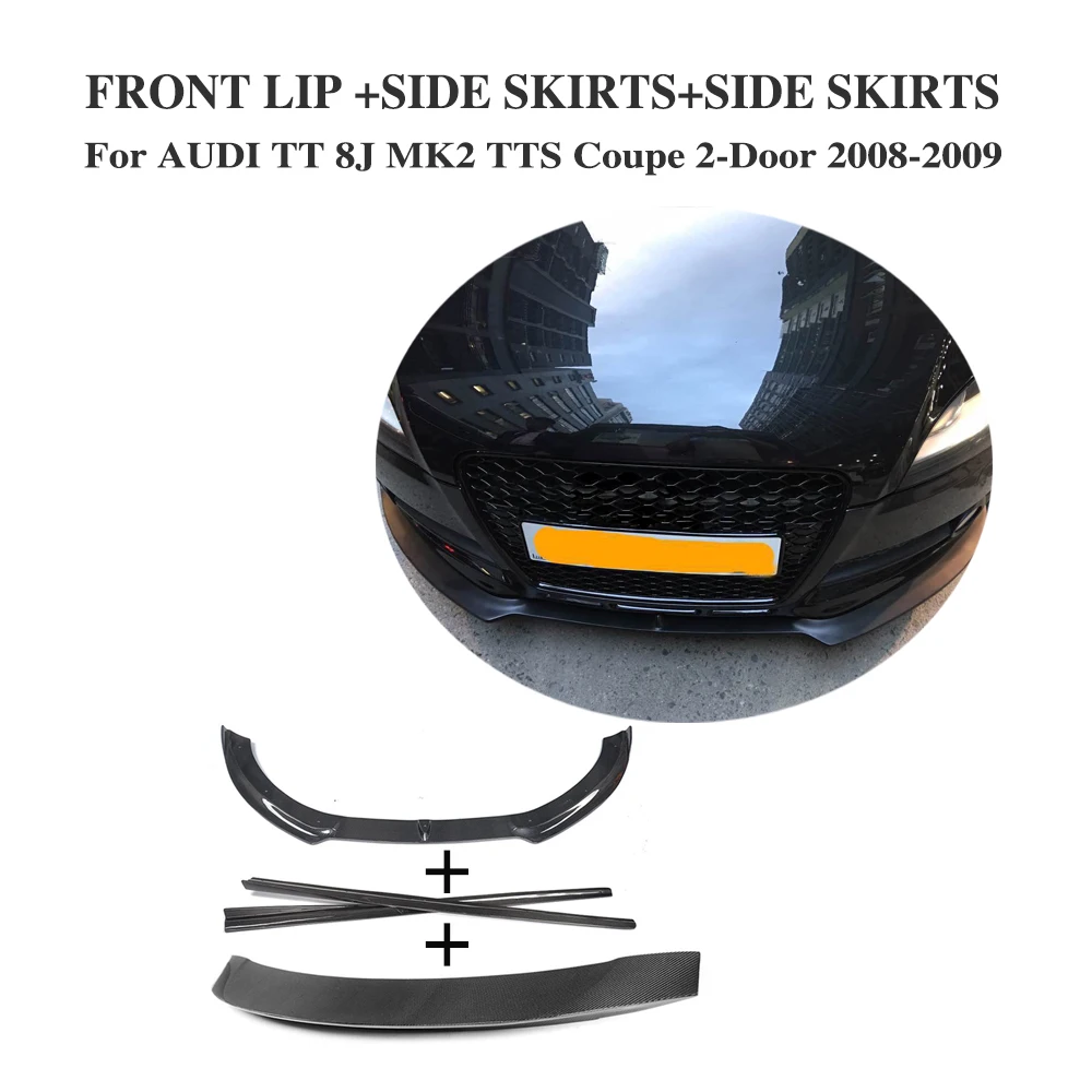 Carbon Fiber Rear Boot Lip Spoiler Front lip Side Skirts Body Kits for Audi TT 8J MK2 Convertible Coupe 2-Door 2008-2009
Carbon Fiber Rear Boot Lip Spoiler Front lip Side Skirts Body Kits for Audi TT 8J MK2 Convertible Coupe 2-Door 2008-2009