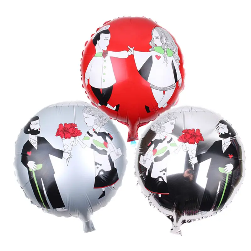 TSZWJ New 18-inch round groom bride aluminum balloon wedding party wedding room layout decorative balloons wholesale
TSZWJ New 18-inch round groom bride aluminum balloon wedding party wedding room layout decorative balloons wholesale