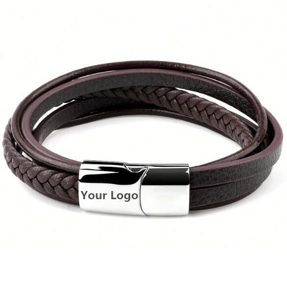 Real Bestxy Custom Logo Wholesale Fashion Magnetic Clasp Bangle Italian Handmade Braided Leather Bracelet For Men
Real Bestxy Custom Logo Wholesale Fashion Magnetic Clasp Bangle Italian Handmade Braided Leather Bracelet For Men