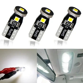 100Pcs T10 W5W 168 194 LED Canbus Car Bulb 3030Chip 3SMD Interior Reading Dome lamp map Side Maker Clearance Light 12V Wholesale
100Pcs T10 W5W 168 194 LED Canbus Car Bulb 3030Chip 3SMD Interior Reading Dome lamp map Side Maker Clearance Light 12V Wholesale