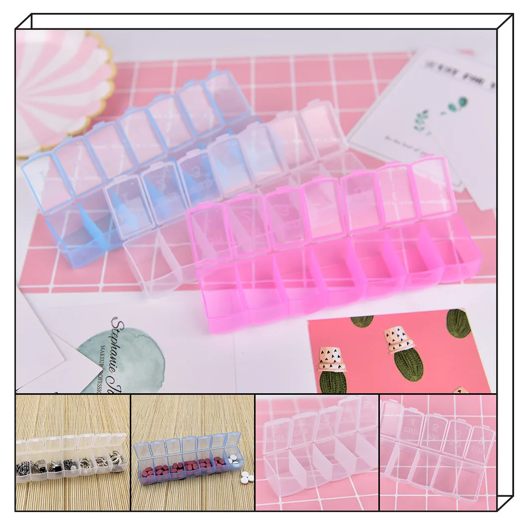 7 Days Pill Box Medicine Container Light Drugs Capsules Holder Storage Case Organizers 3 Colors For Choose 
7 Days Pill Box Medicine Container Light Drugs Capsules Holder Storage Case Organizers 3 Colors For Choose