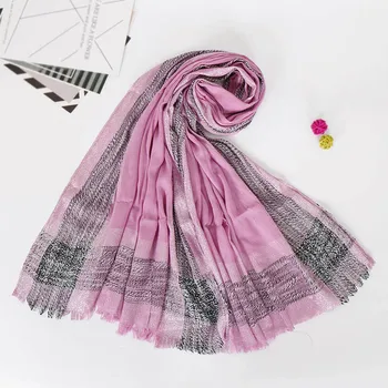Lurex glitter scarf lightweight plain cotton women shawls muslim hijab soft ombre wraps pashmina headband scarves 190*80cm
Lurex glitter scarf lightweight plain cotton women shawls muslim hijab soft ombre wraps pashmina headband scarves 190*80cm