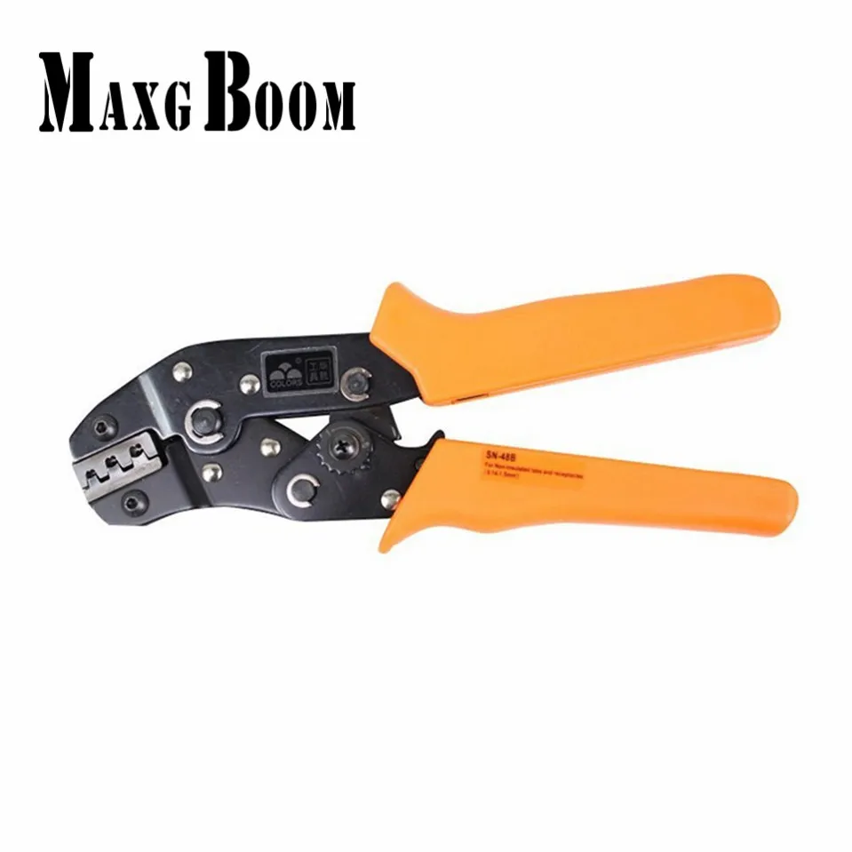 MaxgBoom SN-48B Europ style super crimping plier wire cable cutter 0.5-1.5mm 2 pick crimping tool 
MaxgBoom SN-48B Europ style super crimping plier wire cable cutter 0.5-1.5mm 2 pick crimping tool