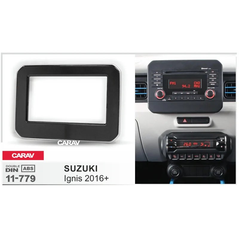 CARAV 11-779 double din dash kit audio car stereo radio install dash kit for SUZUKI Ignis 2016+ (with silver line)
CARAV 11-779 double din dash kit audio car stereo radio install dash kit for SUZUKI Ignis 2016+ (with silver line)