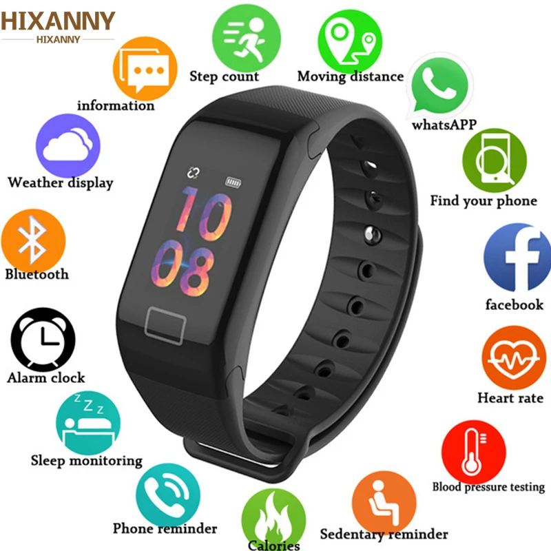 Smart band Blood Pressure Waterproof Color Screen Sports Smart Bracelet Heart Rate Monitor Smart Wristband Men Women
Smart band Blood Pressure Waterproof Color Screen Sports Smart Bracelet Heart Rate Monitor Smart Wristband Men Women