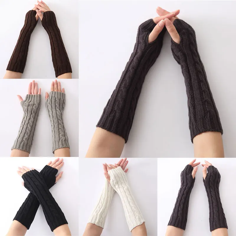 1pair Long Braid Cable Knit Fingerless Gloves Women Handmade Fashion Soft Gauntlet Practical Casual Gloves TH36
1pair Long Braid Cable Knit Fingerless Gloves Women Handmade Fashion Soft Gauntlet Practical Casual Gloves TH36