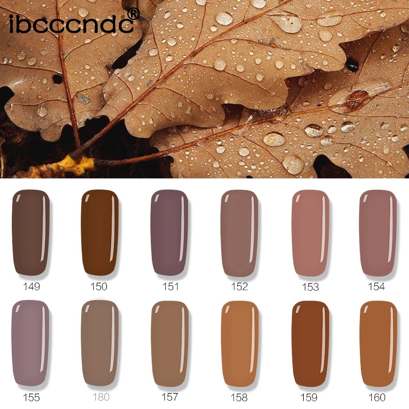 1pc Brown Series Colors Nail Gel Polish Soak Off Long-Lasting UV Led Vernis Semi Permanent Nail Gel Lak Varnish Nail Art Design
1pc Brown Series Colors Nail Gel Polish Soak Off Long-Lasting UV Led Vernis Semi Permanent Nail Gel Lak Varnish Nail Art Design