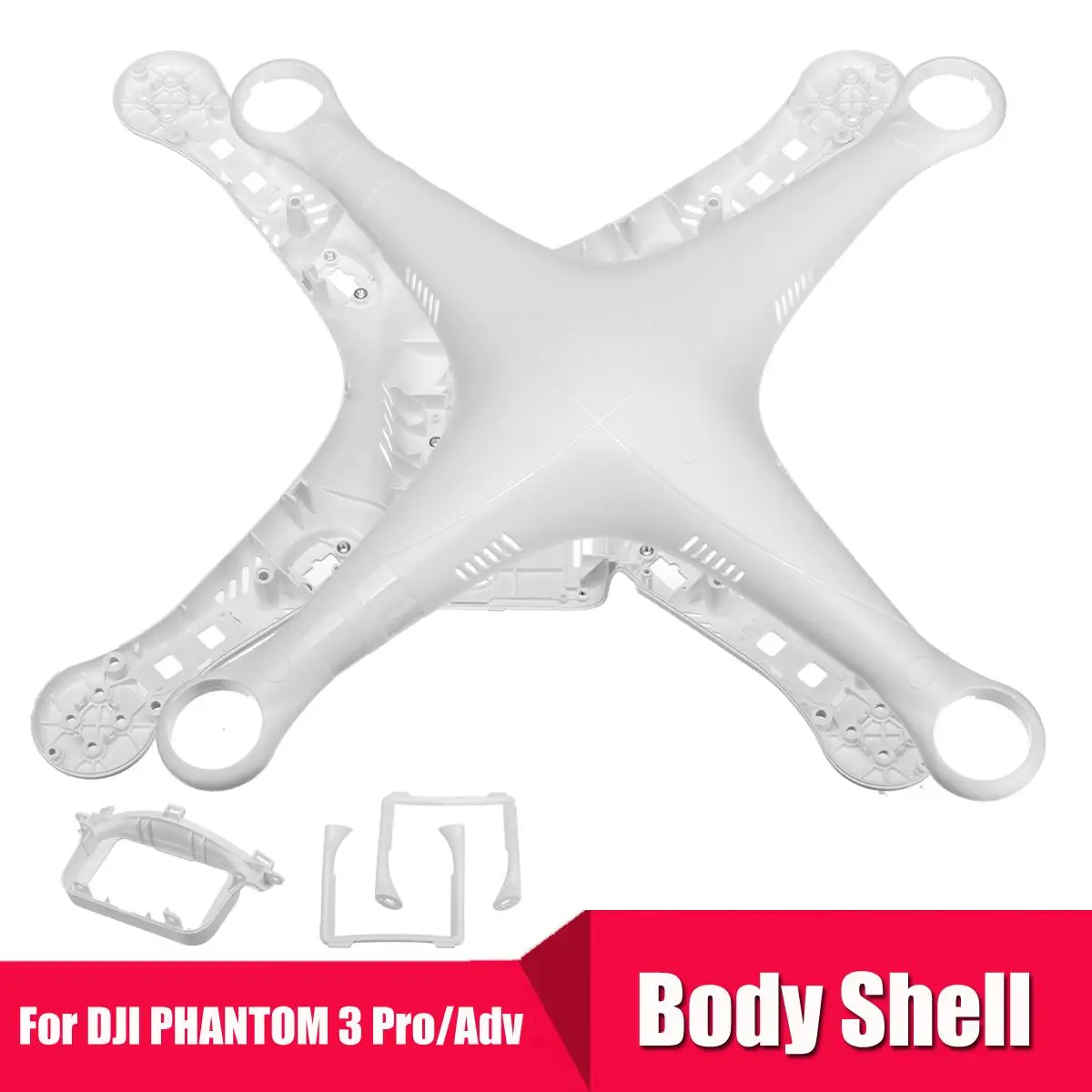 White Upper/Lower Cover Body Shell Cover Landing Gear Battery Cover Bag for DJI PHANTOM 3 Pro/Adv Spare Part Drone Accessories
White Upper/Lower Cover Body Shell Cover Landing Gear Battery Cover Bag for DJI PHANTOM 3 Pro/Adv Spare Part Drone Accessories