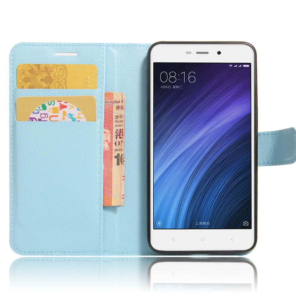 Роскошный флип кейс Befosson для Xiaomi Redmi 4A чехол из мягкого ТПУ искусственная кожа