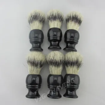 6pcs/lot Black wood handle 22mm knot Faux badger color Boar bristle shaving brush
6pcs/lot Black wood handle 22mm knot Faux badger color Boar bristle shaving brush