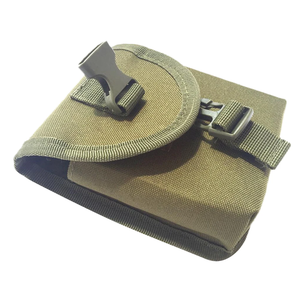 1 Pcs Durable Spare Scuba Diving Weight Belt Pocket Pouch with Buckle 600D Nylon Underwater Diving Accessories Army Green