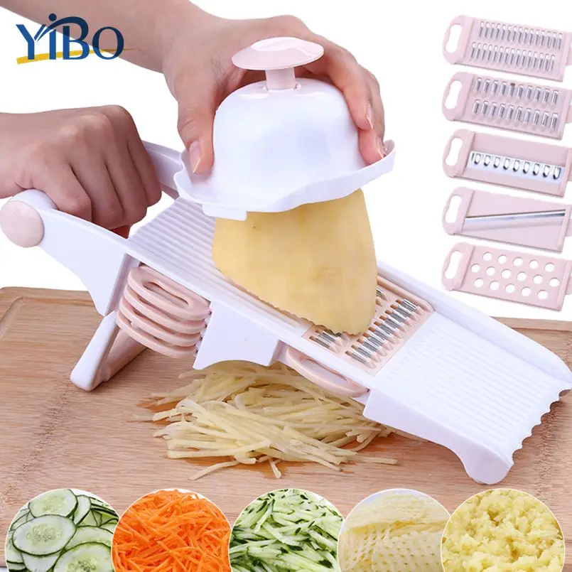YIBO Kitchen Mandoline Slicer Vegetable Cutter with Stainless Steel Blade Potato Grater Cheese Dicer Carrot Onion Shredders Tool
YIBO Kitchen Mandoline Slicer Vegetable Cutter with Stainless Steel Blade Potato Grater Cheese Dicer Carrot Onion Shredders Tool
