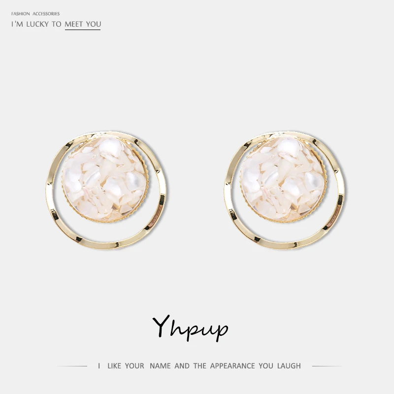 Yhpup Trendy Korean Simple Resin Gem Round Geometric Stud Earrings S925 Silver boucle d'oreille femme 2019 Copper Jewelry Bijoux
Yhpup Trendy Korean Simple Resin Gem Round Geometric Stud Earrings S925 Silver boucle d'oreille femme 2019 Copper Jewelry Bijoux