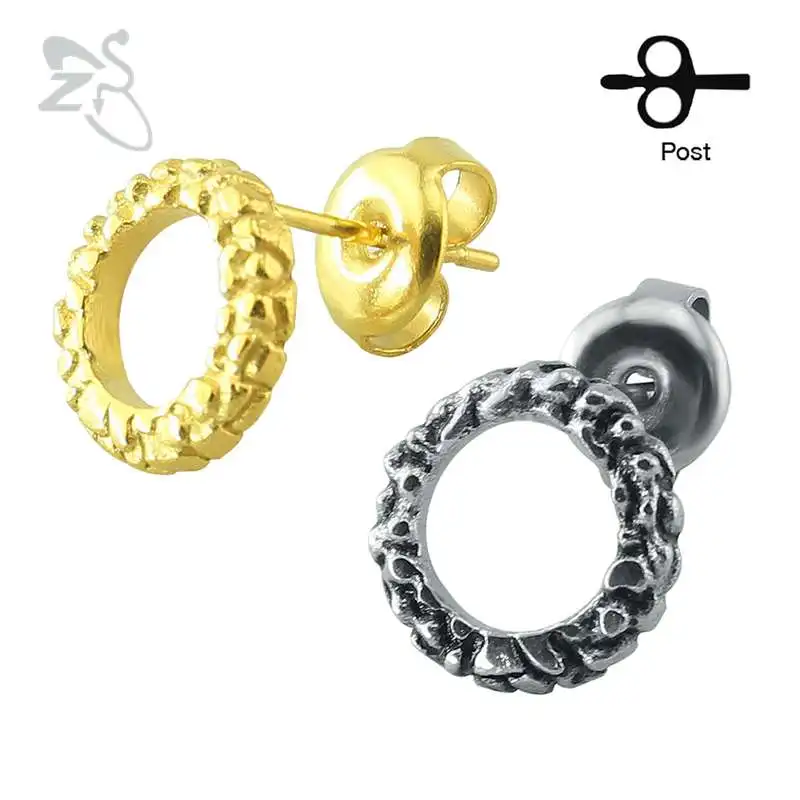 ZS Round Ear Stud Earrings for Women High Polish Stainless Steel Earrings Helix Piercing Fashion Women Jewelry boucle d'oreille
ZS Round Ear Stud Earrings for Women High Polish Stainless Steel Earrings Helix Piercing Fashion Women Jewelry boucle d'oreille