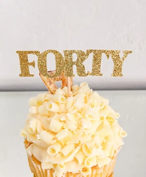 Glitter Cupcake toppers 40th birthday decorations custom number wedding toothpicks Bridal baby shower party decor
Glitter Cupcake toppers 40th birthday decorations custom number wedding toothpicks Bridal baby shower party decor
