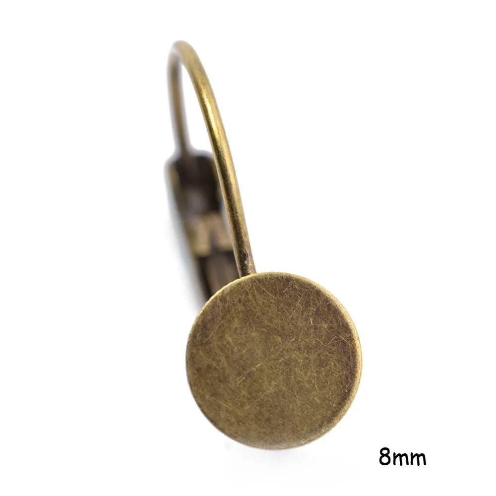 10Pcs 8mm Round Pad Blank Setting French Lever Blank Earrings For DIY Findding 
10Pcs 8mm Round Pad Blank Setting French Lever Blank Earrings For DIY Findding