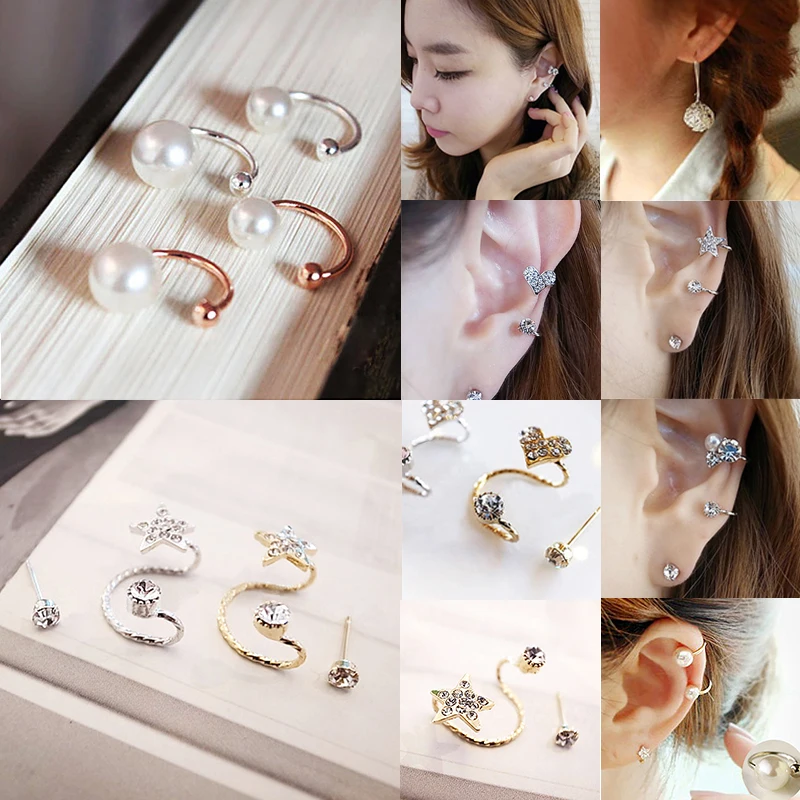 Hot 2018 Ear Clip Invisibility Wrap Cartilage Cuff Stud Non Piercing Clip Earring For Women Jewelry
Hot 2018 Ear Clip Invisibility Wrap Cartilage Cuff Stud Non Piercing Clip Earring For Women Jewelry