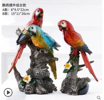 Creative parrot furniture living room TV cabinet wine cabinet simulation small bird craft sculpture decoration air home crafts
Creative parrot furniture living room TV cabinet wine cabinet simulation small bird craft sculpture decoration air home crafts