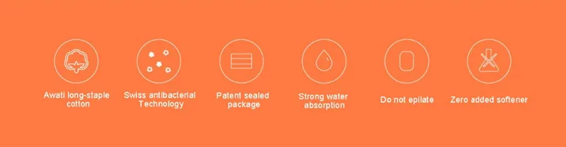 Xiaomi ZSH Bath Towel 100% Cotton Xiaomi Beach Towel Strong Water Absorption Polyegiene Antibacterial Baby's Bathing Towels H15 (20)