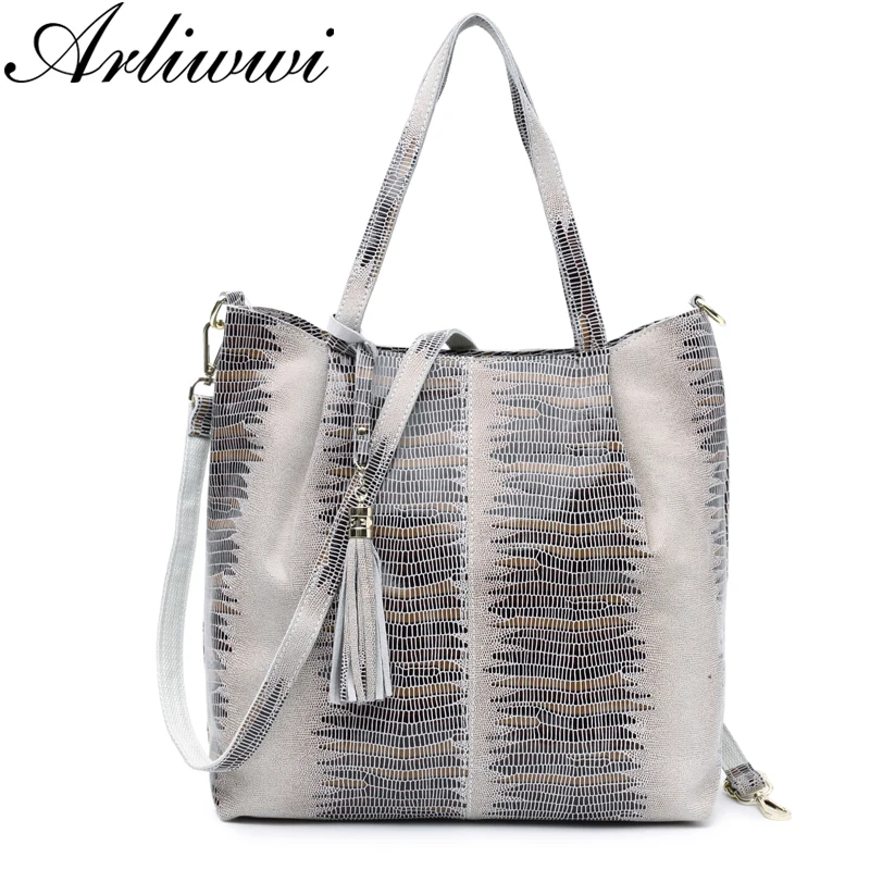 Arliwwi Big Elegance Shiny Embossed Real Leather Shoulder Bag Fashion Luxury Tote Genuine Suede Cow Leather Of Women
Arliwwi Big Elegance Shiny Embossed Real Leather Shoulder Bag Fashion Luxury Tote Genuine Suede Cow Leather Of Women