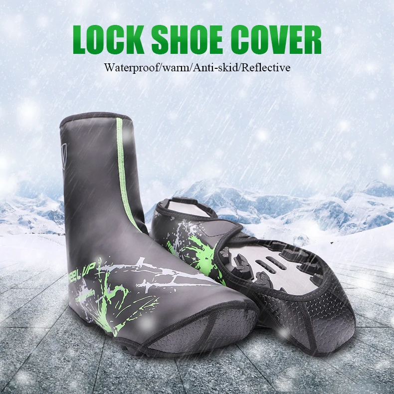 WHEEL UP Winter Waterproof Cycling Shoe Covers 3 Colors PU Rainproof Bicycle Warm Riding Equipment for MTB Mountain Road Bike
WHEEL UP Winter Waterproof Cycling Shoe Covers 3 Colors PU Rainproof Bicycle Warm Riding Equipment for MTB Mountain Road Bike