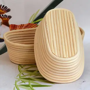 Round/Oval Natural Rattan Bread Fermentation Basket Long Dough Proofing Loaf Proving Mold Home Baking Pastry Tools Bakeware
Round/Oval Natural Rattan Bread Fermentation Basket Long Dough Proofing Loaf Proving Mold Home Baking Pastry Tools Bakeware
