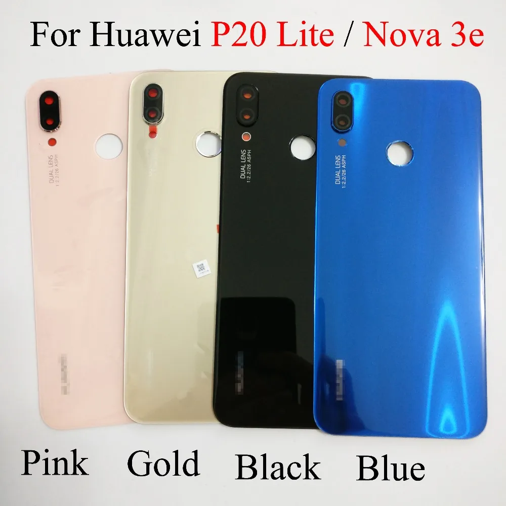 Original For Huawei P20 lite Replacement Glass Battery Back Cover Case For Huawei Nova 3E Battery Housing Rear Cover 4 Colors
Original For Huawei P20 lite Replacement Glass Battery Back Cover Case For Huawei Nova 3E Battery Housing Rear Cover 4 Colors