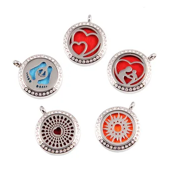 Round Silver Hearts Love (25mm) Essential Oils Diffuser Locket Aroma Purfume Locket Jewelry with Crystals 10pcs mixed
Round Silver Hearts Love (25mm) Essential Oils Diffuser Locket Aroma Purfume Locket Jewelry with Crystals 10pcs mixed
