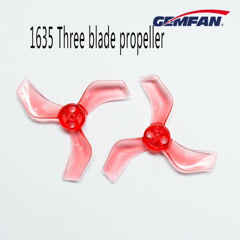 

GEMFAN 1635 1.6x3.5x3 40mm 1m Hole 3-blade Propeller PC CW CCW Props for 1103 1105 RC Drone FPV Racing Brushless Motor