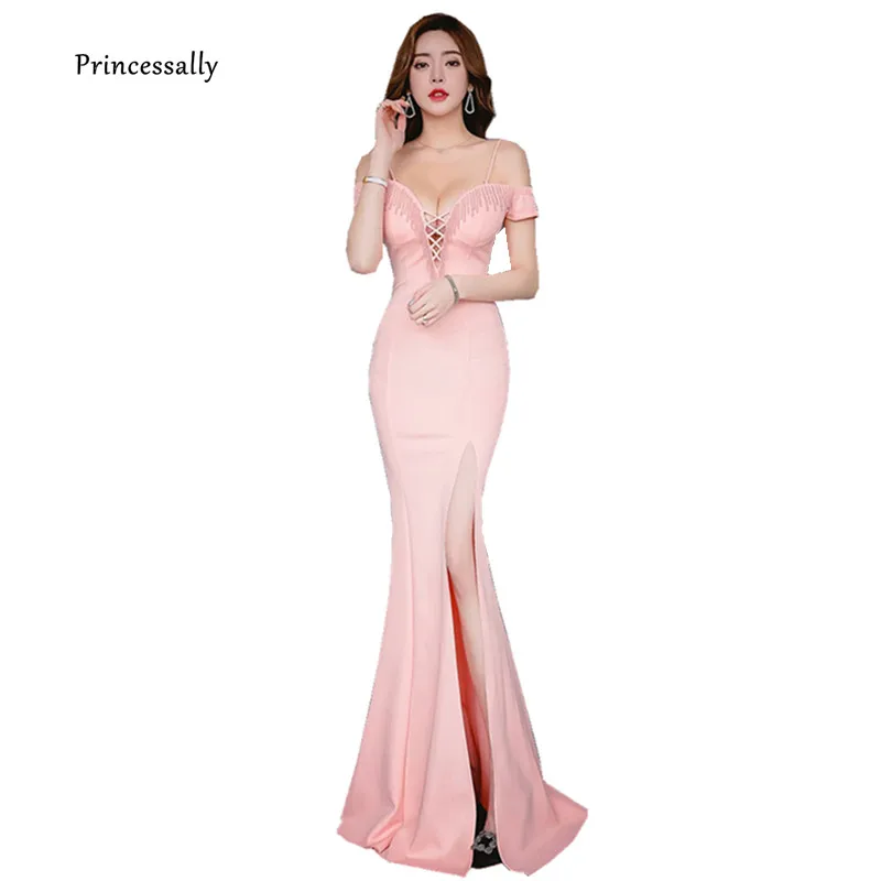 Robe De Soriee New Mermaid Evening Dress With Split 2018 Pink Prom Dress Sexy Sweetheart Beading Long Evening Gown Avondjurk
Robe De Soriee New Mermaid Evening Dress With Split 2018 Pink Prom Dress Sexy Sweetheart Beading Long Evening Gown Avondjurk