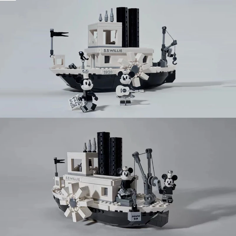 Ideas 2019 Movies Series 16062 Steamboat Willie Building Blocks Bricks child DIY Toys Compatible With 21317 Movie
Ideas 2019 Movies Series 16062 Steamboat Willie Building Blocks Bricks child DIY Toys Compatible With 21317 Movie