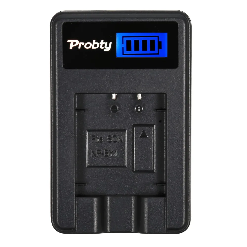 Probty NP-BY1 NPBY1 NP BY1 ЖК-дисплей Батарея Зарядное устройство для Sony HDR-AZ1 HDR-AZ1VR HDR-AS100v AZ1VR