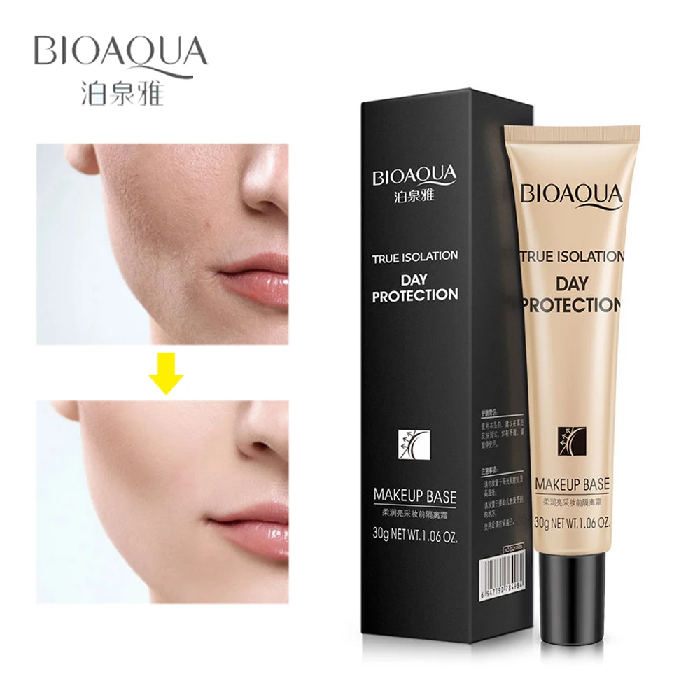 BIOAQUA Makeup Primer Isolation Cream Whitening Concealer Make up Base Foundation Brighten Tighten Pores Face Primer Cosmetics
BIOAQUA Makeup Primer Isolation Cream Whitening Concealer Make up Base Foundation Brighten Tighten Pores Face Primer Cosmetics