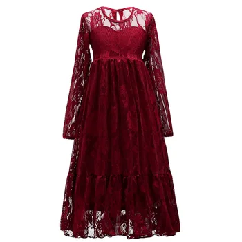 Girls Lace Long sleeve Flower Wedding Dress Kids Party First Communion Dresses For Girls Pageant Party Evening Performance Dress
Girls Lace Long sleeve Flower Wedding Dress Kids Party First Communion Dresses For Girls Pageant Party Evening Performance Dress