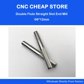 NEW 5pcs/lot 6*12MM Carbide Two/Double Flute Straight Slot Router Bit, CNC Carving Engraving Tools, Milling Cutter Free Shipping
NEW 5pcs/lot 6*12MM Carbide Two/Double Flute Straight Slot Router Bit, CNC Carving Engraving Tools, Milling Cutter Free Shipping