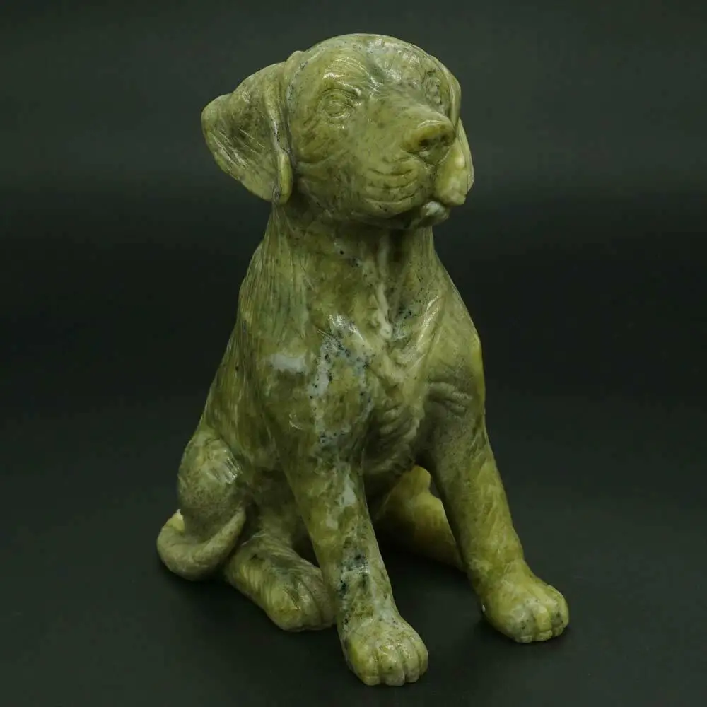 4"Dog Figurine Natural Gemstone Lemon Jade Hand Carved Stone Animal Totem Statue Decor
4"Dog Figurine Natural Gemstone Lemon Jade Hand Carved Stone Animal Totem Statue Decor