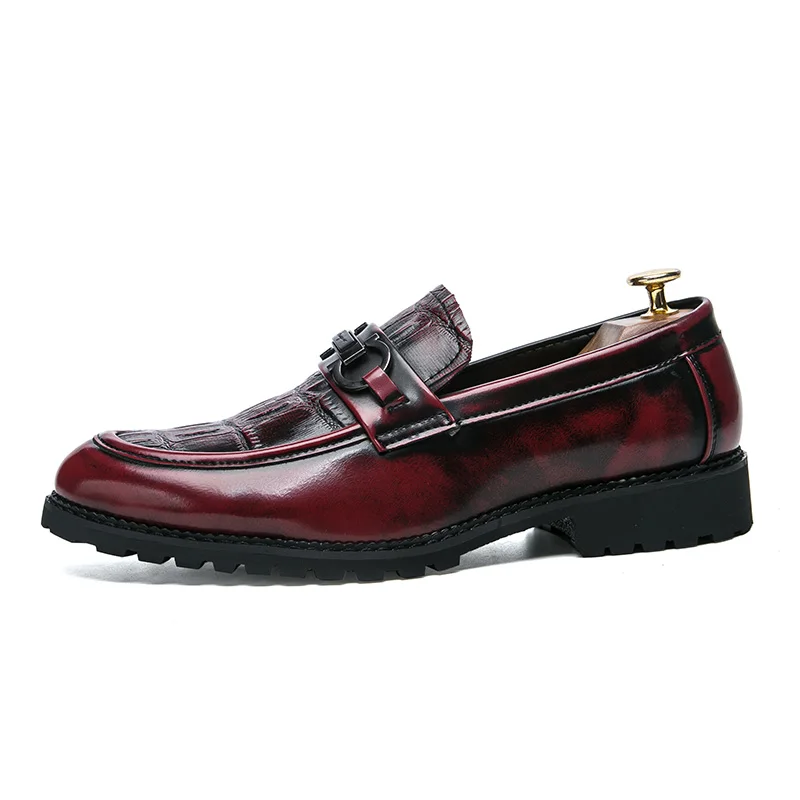 Fashion Round Toe Business Dress Shoes Men Loafers Patent Leather Shoes For Men Formal Mariage Wedding Party Shoe 4#20/15E50
Fashion Round Toe Business Dress Shoes Men Loafers Patent Leather Shoes For Men Formal Mariage Wedding Party Shoe 4#20/15E50