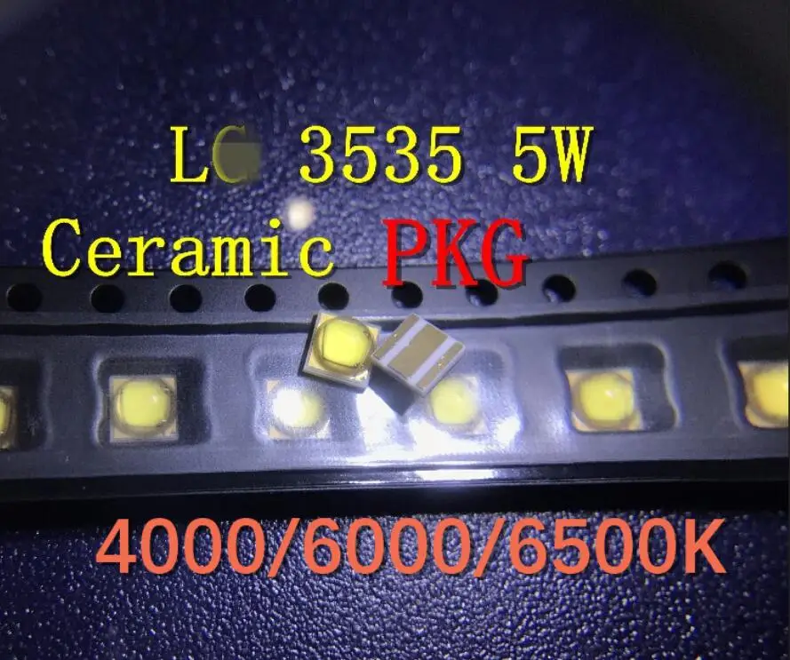 20PCS/Lot Korea high-power pure 5W original 3535 LED flashlight with a zener replacement CREE XPE XPG
20PCS/Lot Korea high-power pure 5W original 3535 LED flashlight with a zener replacement CREE XPE XPG