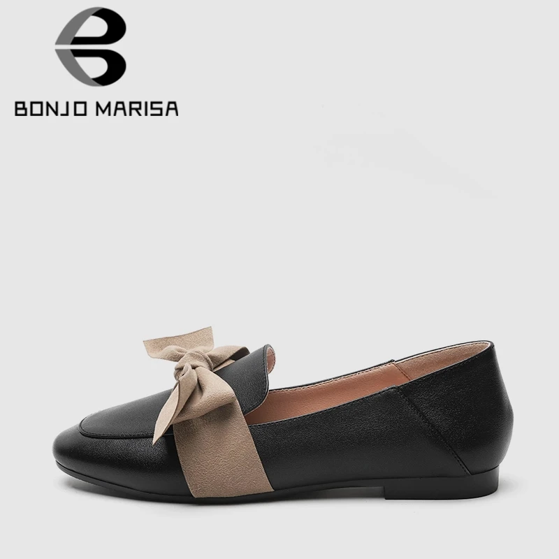 BONJOMARISA 2019 New Super Soft Genuine Cow Leather Flats Women Large Size 34-43 Elegant Knot Casual Office Ladies Shoes Woman
BONJOMARISA 2019 New Super Soft Genuine Cow Leather Flats Women Large Size 34-43 Elegant Knot Casual Office Ladies Shoes Woman