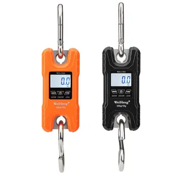 Mini Crane Scale Portable 500 kg / 1000 lb Heavy Duty Digital Hanging Scales LCD Display with Backlight for Home Farm Market Fis
Mini Crane Scale Portable 500 kg / 1000 lb Heavy Duty Digital Hanging Scales LCD Display with Backlight for Home Farm Market Fis