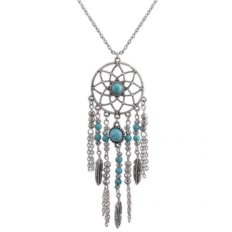 European And American Dreamcatcher Necklace Pendant Feather Ethnic Wind Su Bohemia Wind Sieraden Vrouw
European And American Dreamcatcher Necklace Pendant Feather Ethnic Wind Su Bohemia Wind Sieraden Vrouw